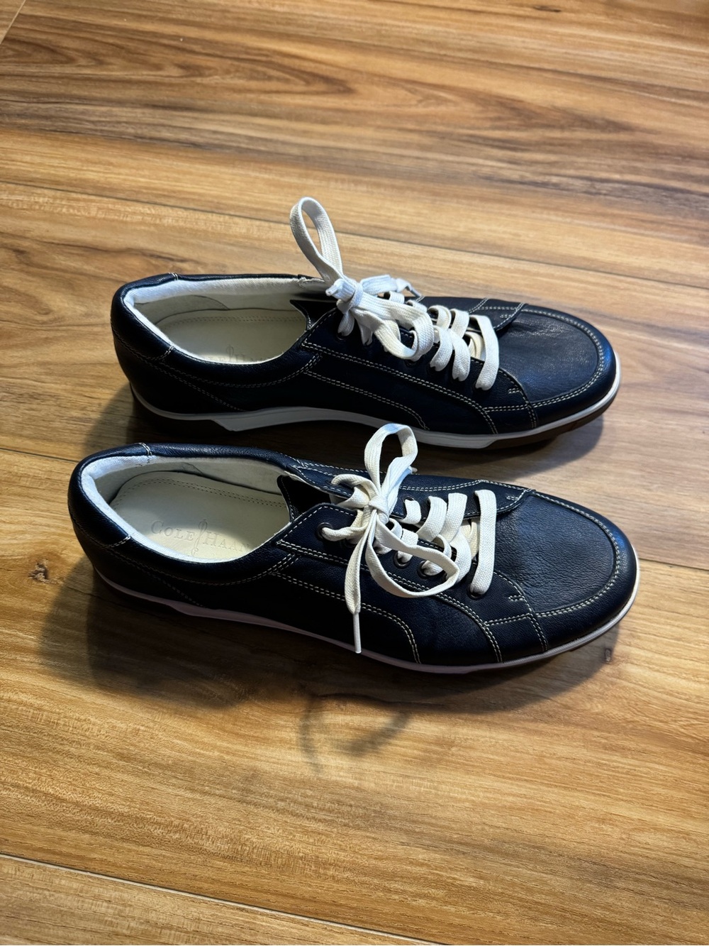 Cole Haan Quincy Sport Men's Navy Blue Men's Leather Sneakers